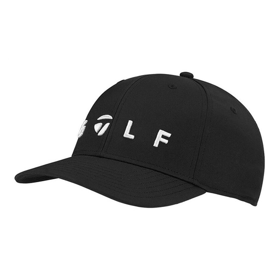 TaylorMade Lifestyle Golf Logo Herren Cap, schwarz