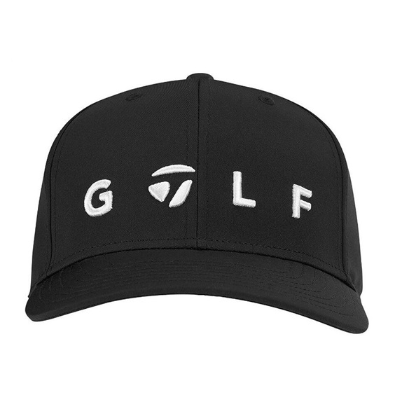 TaylorMade Lifestyle Golf Logo Herren Cap, schwarz