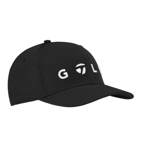 TaylorMade Lifestyle Golf Logo Herren Cap, schwarz