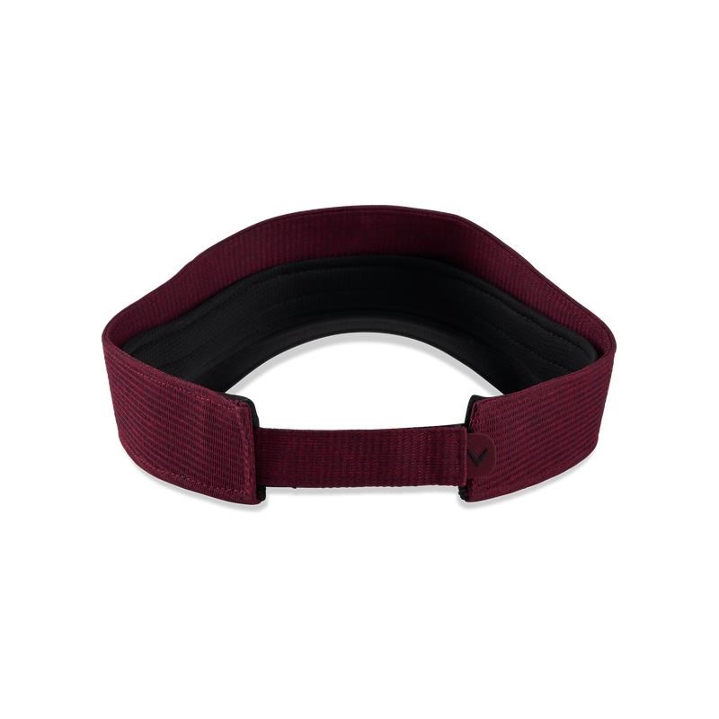 Callaway Liquid Metal Golf Visor, rot/schwarz