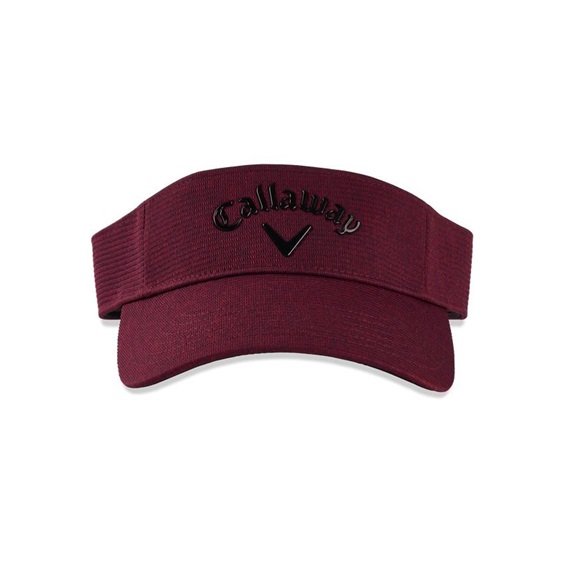 Callaway Liquid Metal Golf Visor, rot/schwarz
