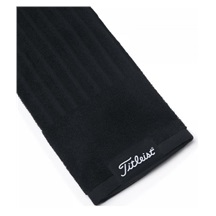 Titleist Tri-Fold Golfhandtuch, schwarz