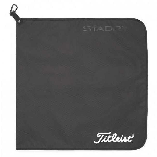 Titleist StaDry Performance Golfhandtuch, schwarz