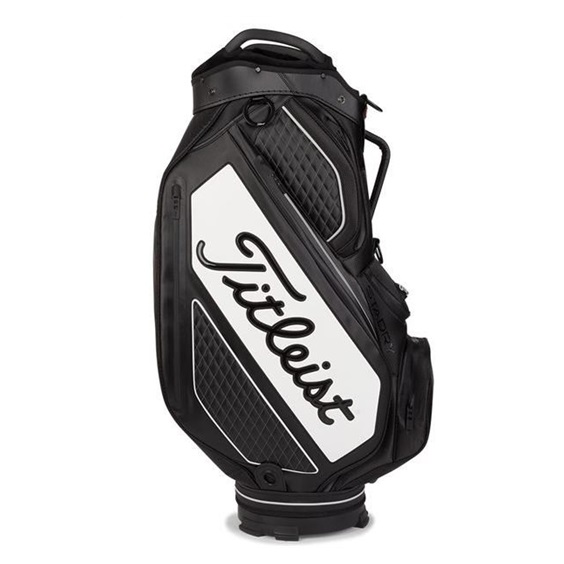 Titleist Tour Series Premium Stadry Staffbag, schwarz/weiss