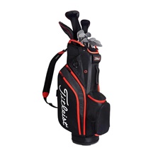 Titleist 14 Cartbag, schwarz/rot