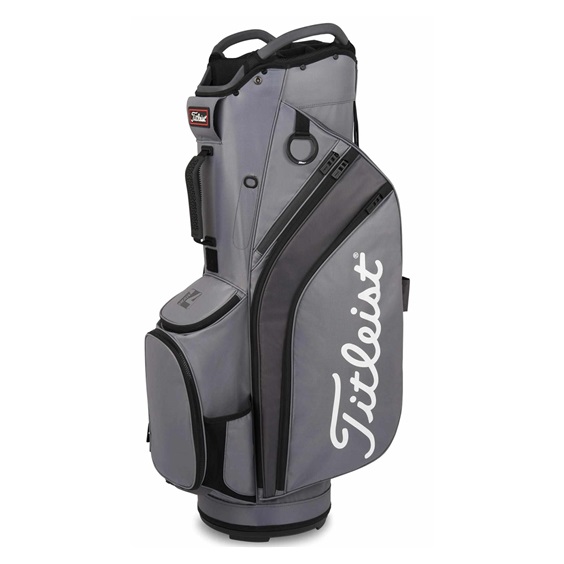 Titleist Cart 14 Cartbag, grau/rot