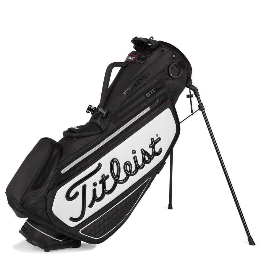 Titleist Tour Series Premium StaDry Standbag, schwarz/weiss