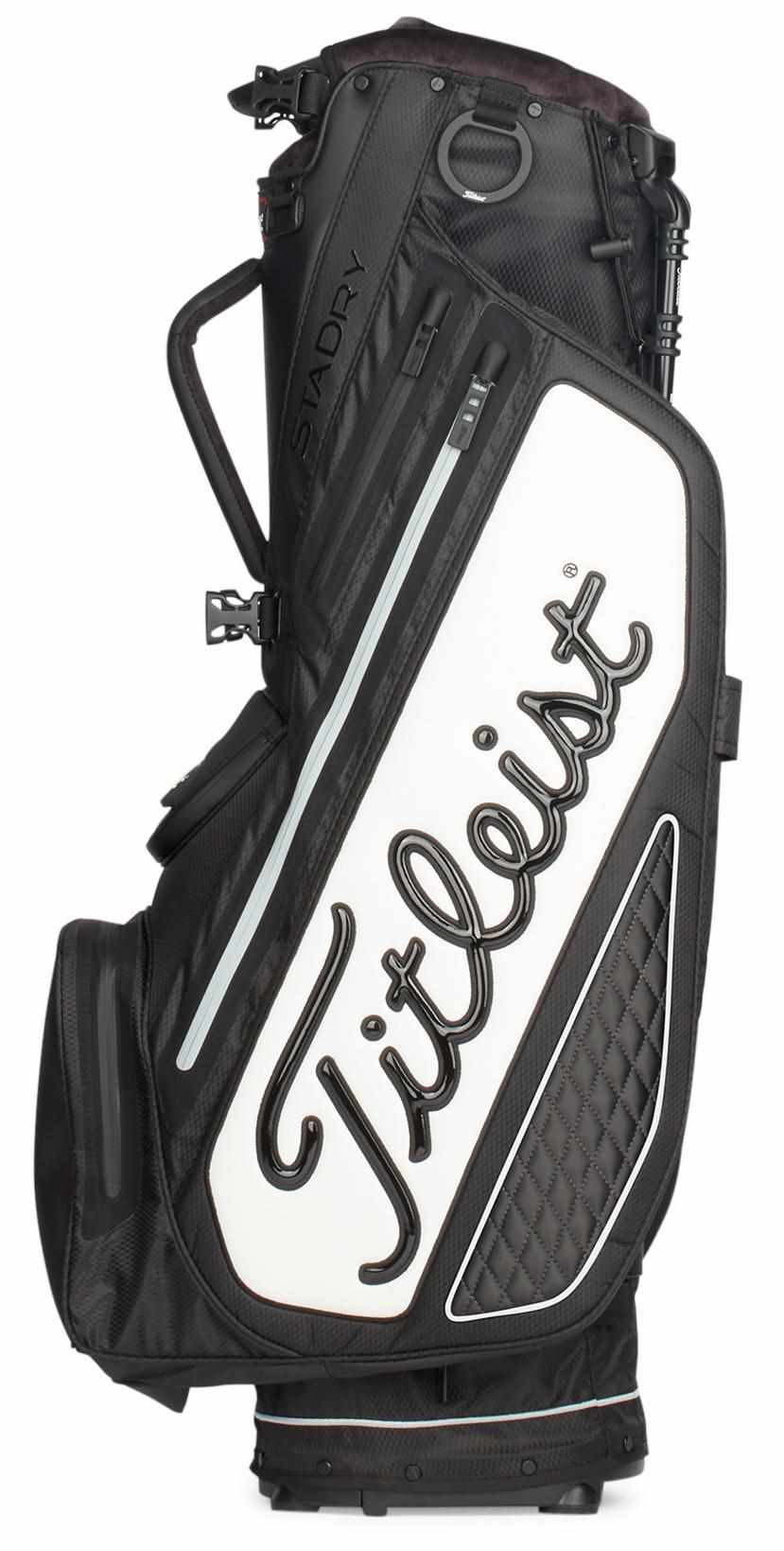 Titleist Tour Series Premium StaDry Standbag, schwarz/weiss