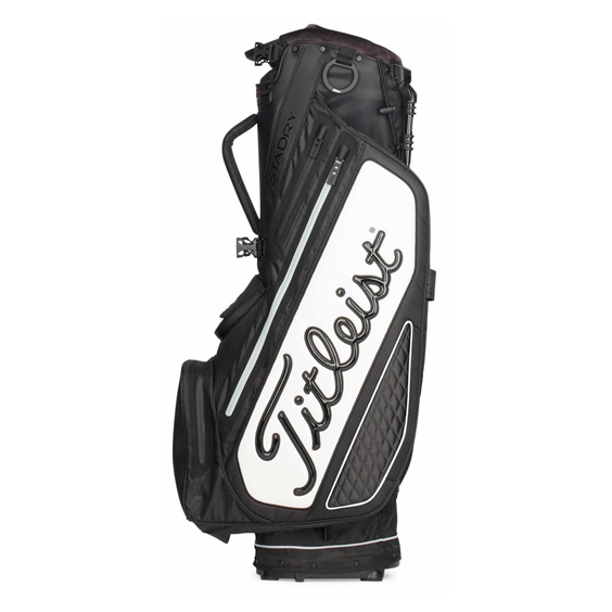 Titleist Tour Series Premium StaDry Standbag, schwarz/weiss