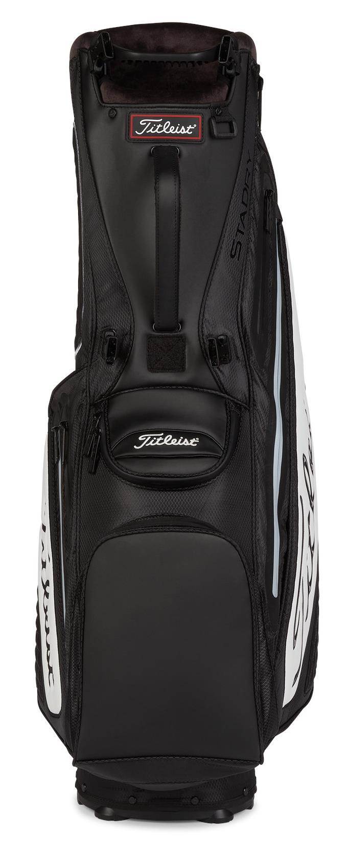 Titleist Tour Series Premium StaDry Standbag, schwarz/weiss