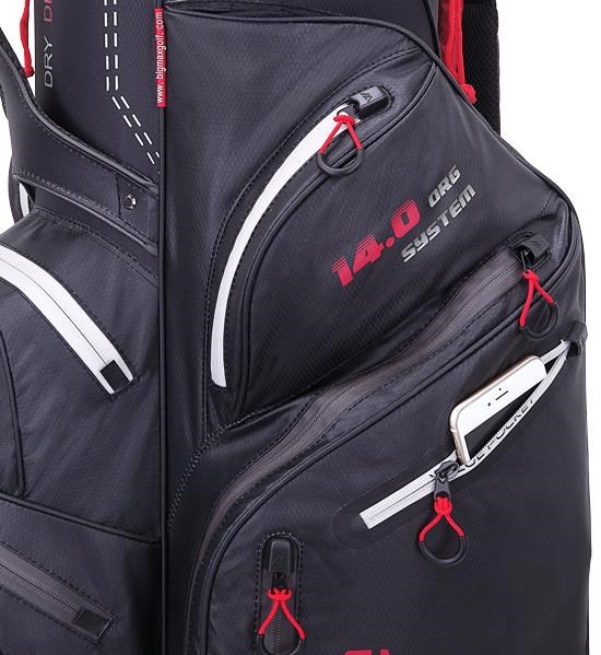Big Max Dri Lite Silencio 2 Cartbag, schwarz