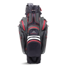 Big Max Dri Lite Silencio 2 Cartbag, charcoal/weiss/schwarz/rot