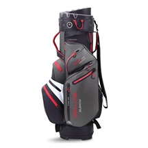 Big Max Dri Lite Silencio 2 Cartbag, charcoal/weiss/schwarz/rot