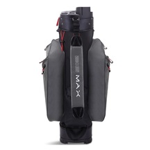 Big Max Dri Lite Silencio 2 Cartbag, charcoal/weiss/schwarz/rot