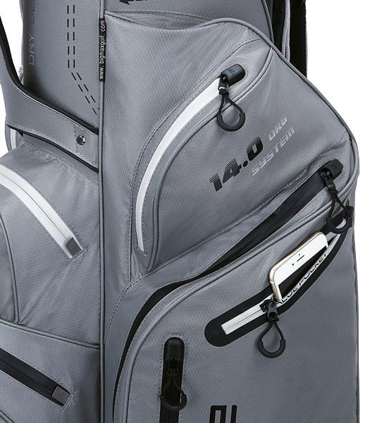 Big Max Dri Lite Silencio 2 Cartbag, grau/schwarz