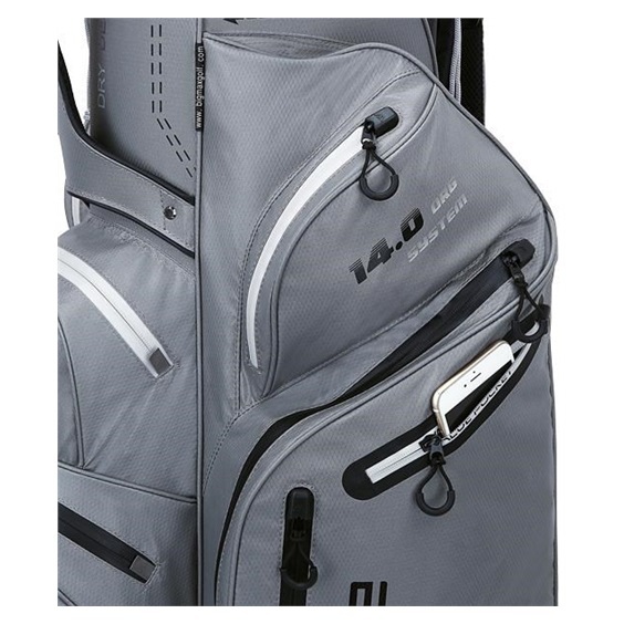 Big Max Dri Lite Silencio 2 Cartbag, grau/schwarz