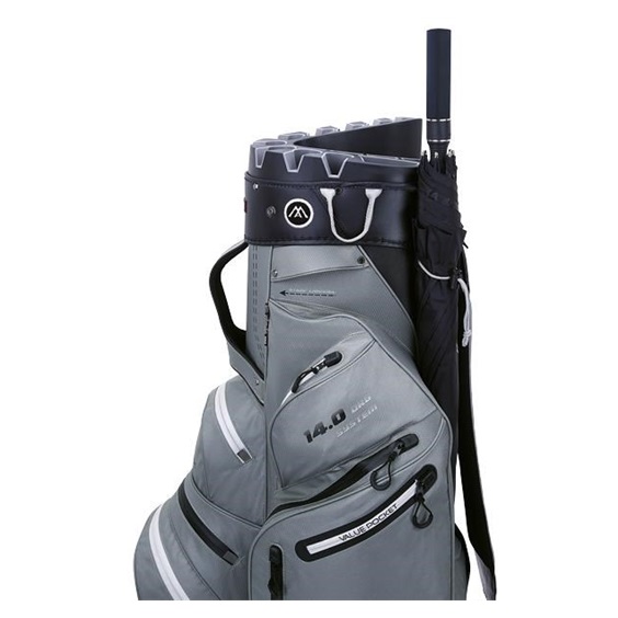 Big Max Dri Lite Silencio 2 Cartbag, grau/schwarz