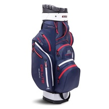Big Max Dri Lite Silencio 2 Cartbag, dunkelblau/silber/rot