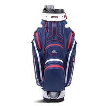 Big Max Dri Lite Silencio 2 Cartbag, dunkelblau/silber/rot