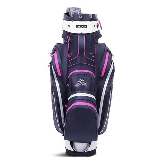 Big Max Dri Lite Silencio 2 Cartbag, steel blue/silver/fuchsia
