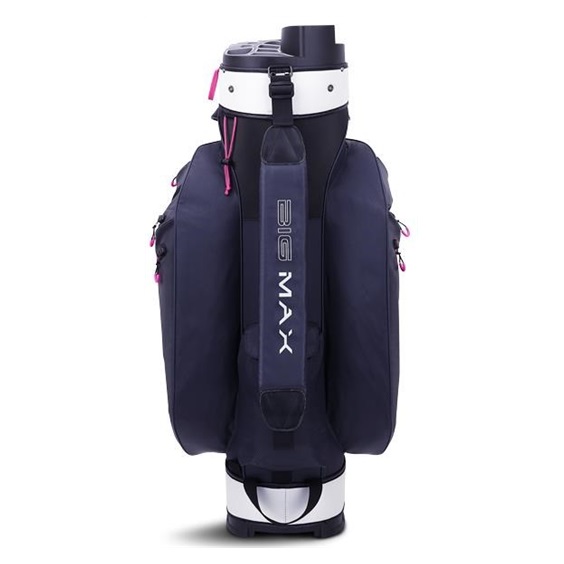 Big Max Dri Lite Silencio 2 Cartbag, steel blue/silver/fuchsia