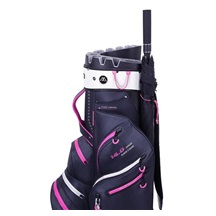 Big Max Dri Lite Silencio 2 Cartbag, steel blue/silver/fuchsia