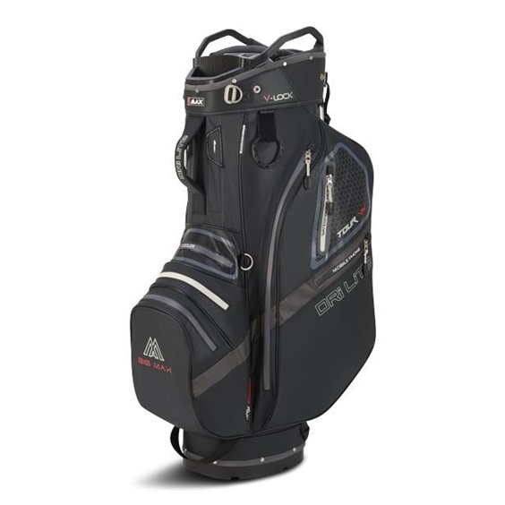 Big Max Dri Lite V-4 Cartbag, schwarz
