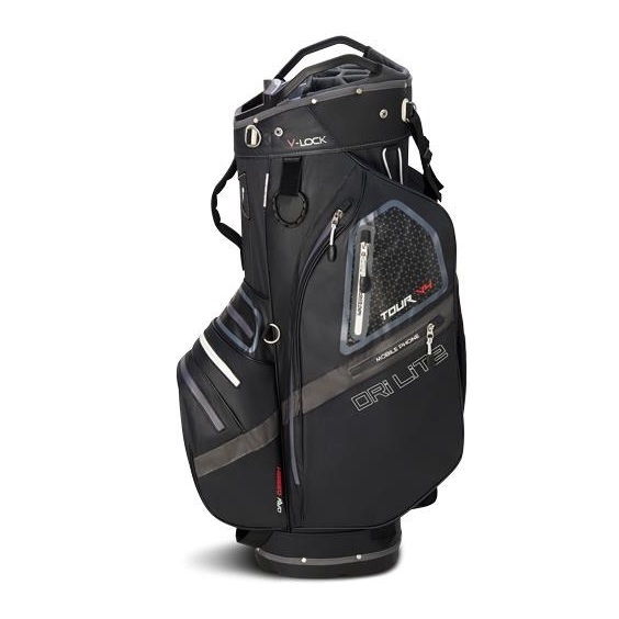 Big Max Dri Lite V-4 Cartbag, schwarz