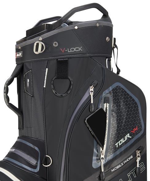 Big Max Dri Lite V-4 Cartbag, schwarz