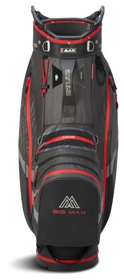 Big Max Dri Lite V-4 Cartbag, grau/schwarz/rot