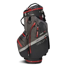 Big Max Dri Lite V-4 Cartbag, grau/schwarz/rot