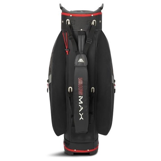 Big Max Dri Lite V-4 Cartbag, grau/schwarz/rot