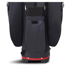 Big Max Dri Lite V-4 Cartbag, grau/schwarz/rot