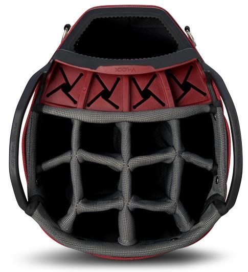 Big Max Dri Lite V-4 Cartbag, blueberry/weiss/merlot