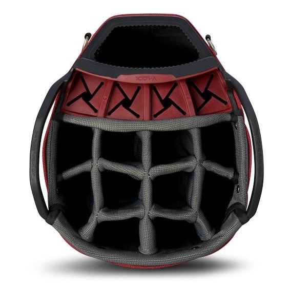 Big Max Dri Lite V-4 Cartbag, blueberry/weiss/merlot