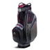 Big Max Dri Lite Tour Cartbag, schwarz/grau/merlot