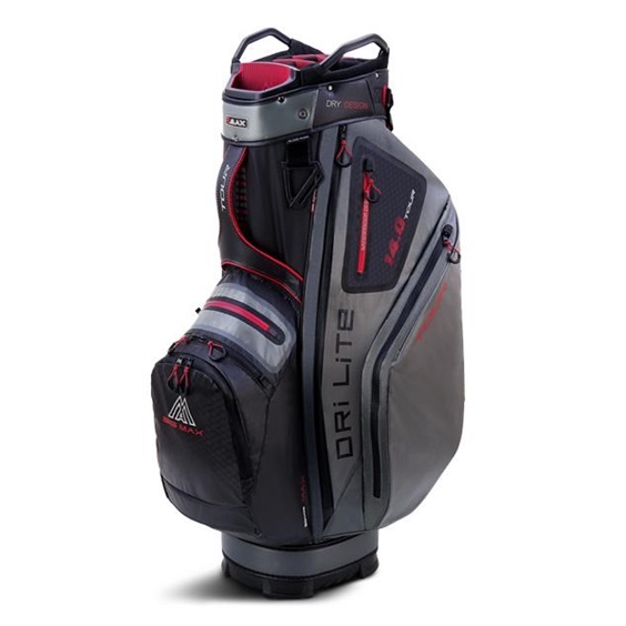 Big Max Dri Lite Tour Cartbag, schwarz/grau/merlot
