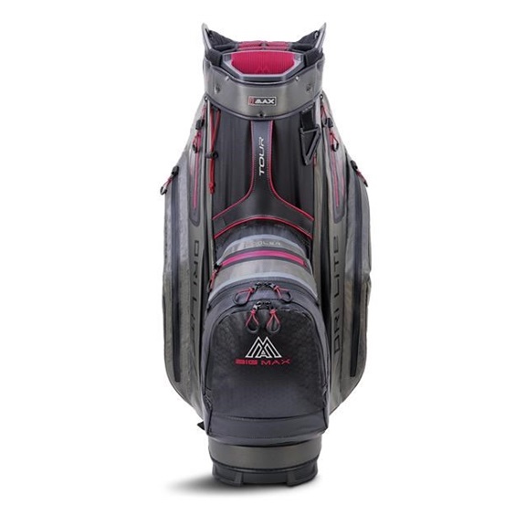 Big Max Dri Lite Tour Cartbag, schwarz/grau/merlot