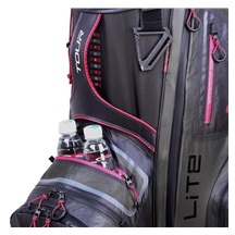 Big Max Dri Lite Tour Cartbag, schwarz/grau/merlot