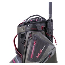 Big Max Dri Lite Tour Cartbag, schwarz/grau/merlot
