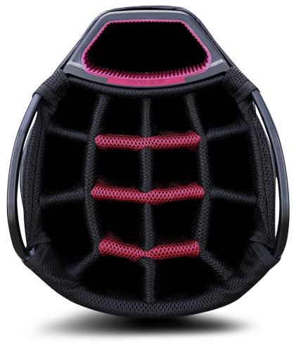 Big Max Dri Lite Tour Cartbag, schwarz/grau/merlot