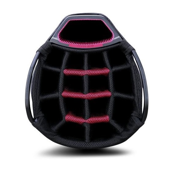 Big Max Dri Lite Tour Cartbag, schwarz/grau/merlot