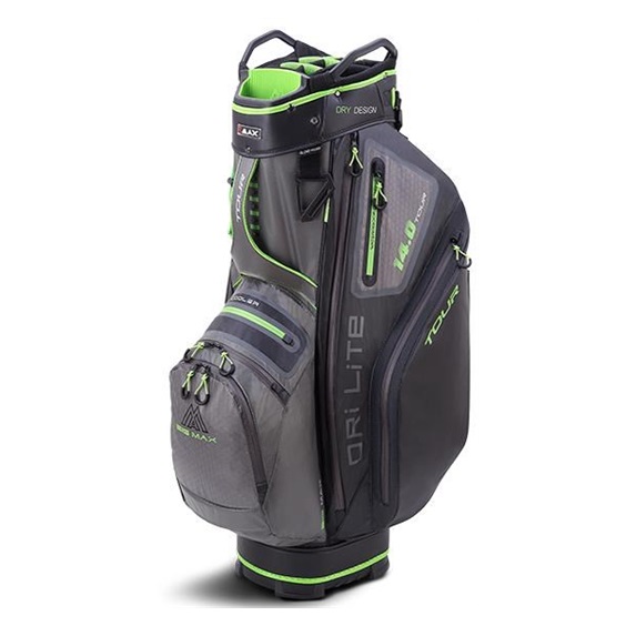 Big Max Dri Lite Tour Cartbag, grau/schwarz/limette