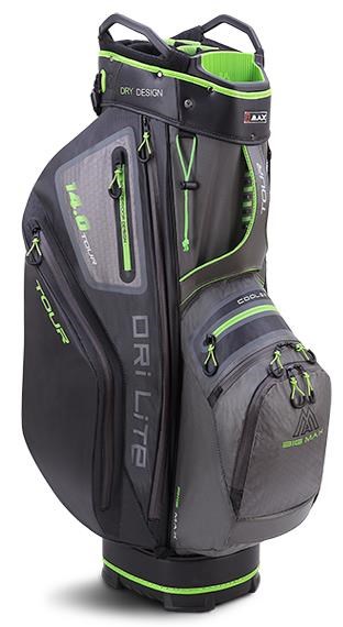 Big Max Dri Lite Tour Cartbag, grau/schwarz/limette