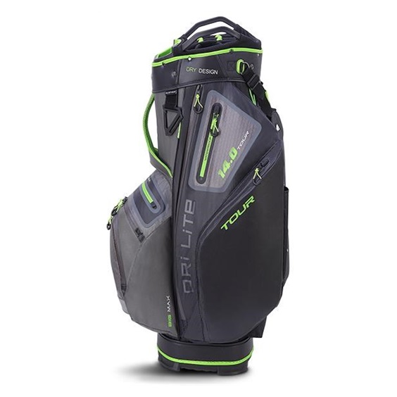 Big Max Dri Lite Tour Cartbag, grau/schwarz/limette