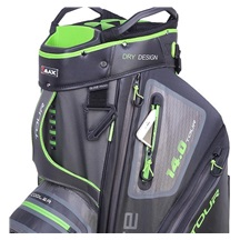 Big Max Dri Lite Tour Cartbag, grau/schwarz/limette