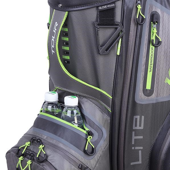 Big Max Dri Lite Tour Cartbag, grau/schwarz/limette