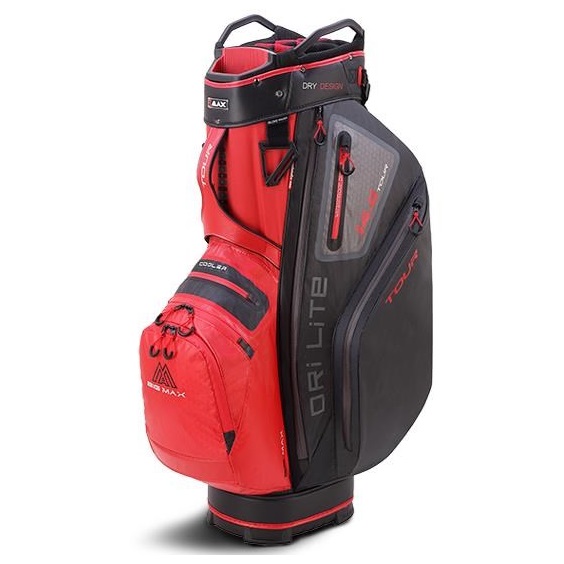 Big Max Dri Lite Tour Cartbag, rot/schwarz