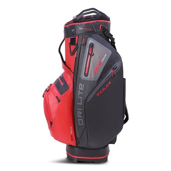Big Max Dri Lite Tour Cartbag, rot/schwarz