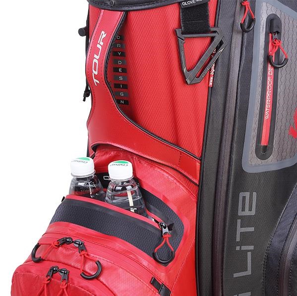 Big Max Dri Lite Tour Cartbag, rot/schwarz